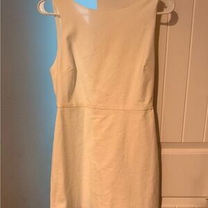 Alice + Olivia Elegant Cream Mini Dress